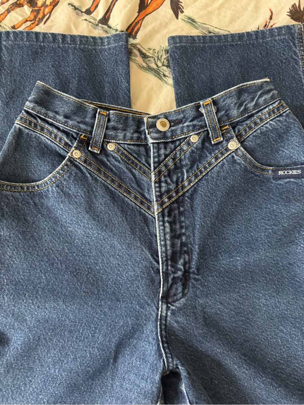 💙🦋👖🩵🫐✨Vintage Star Button Rockies✨🫐🩵👖🦋💙